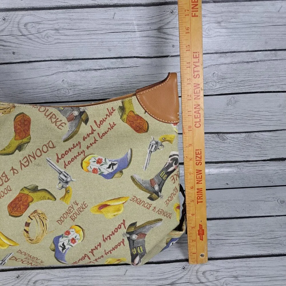 Dooney & Bourke Purse Western Cowboy Print - Picture 12 of 15